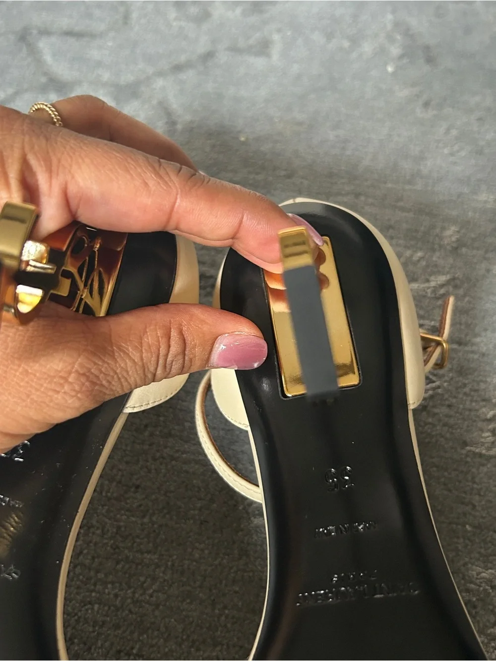 Saint Laurent YSL Opyum Logo Heels - Picture 6 of 12